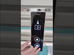 Κλασικό τμήμα ανελκυστήρα γυάλινο λουκέτο ανελκυστήρα άγγιγμα λουκέτο