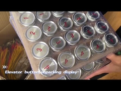 37.2mm Στρογγυλό κουμπί ανελκυστήρα Ανταλλακτικά ανελκυστήρα Κουμπί πιέσης