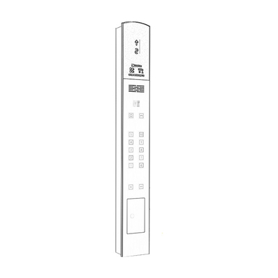 SS Elevator Push Button Panel Cop Controller Barrier Free Access System For All Elevators